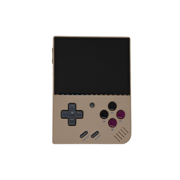 Miyoo Mini Plus Retro bruin 32gb (Snelle SD kaart) + Custom software + Hoesje